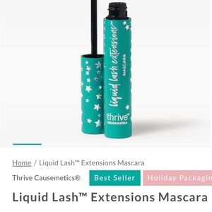 Thrive liquid lash extensions mascara. Brown Black color. NEW in open box.